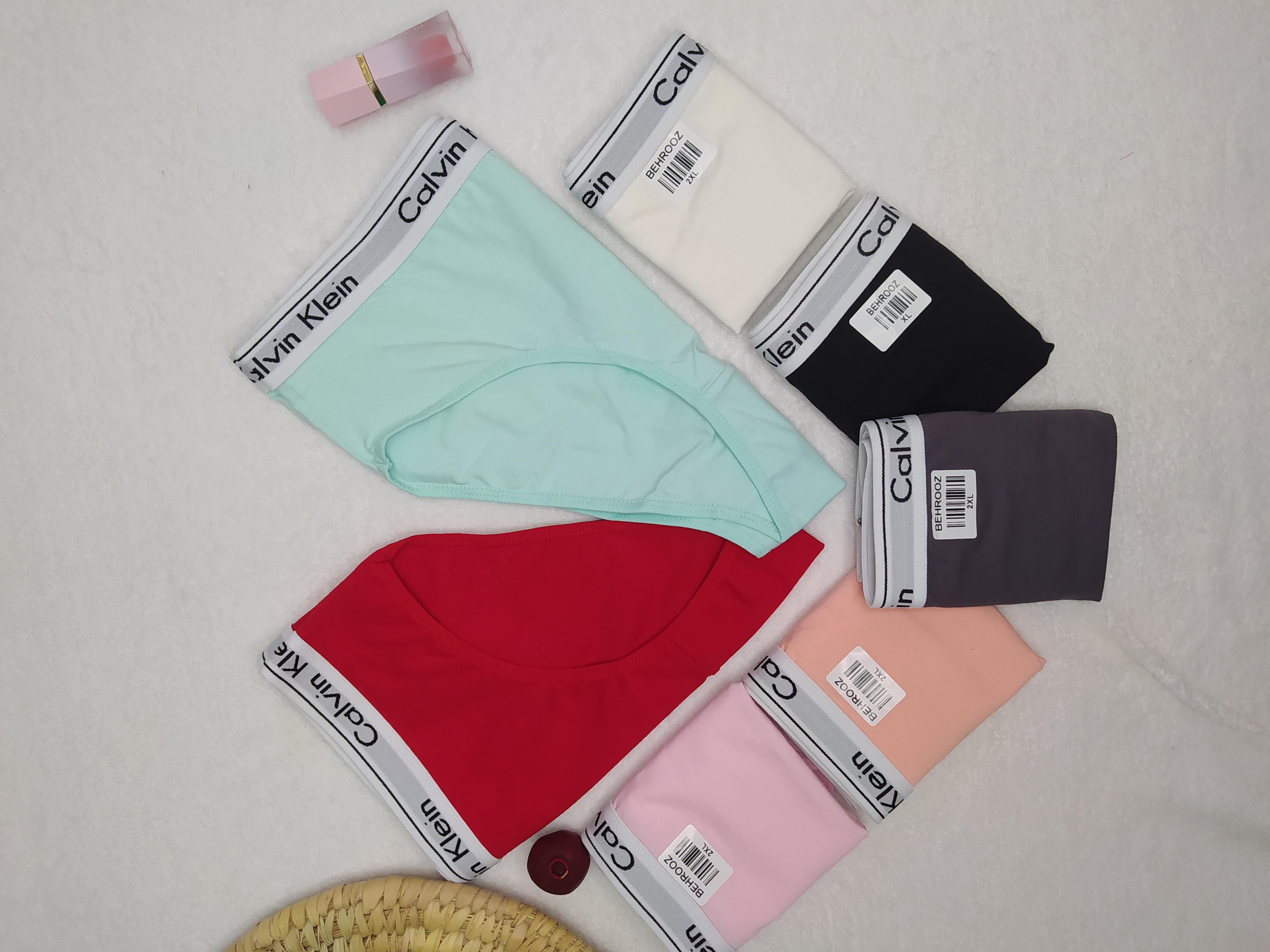 شورت نخ پنبه کش calvin klein