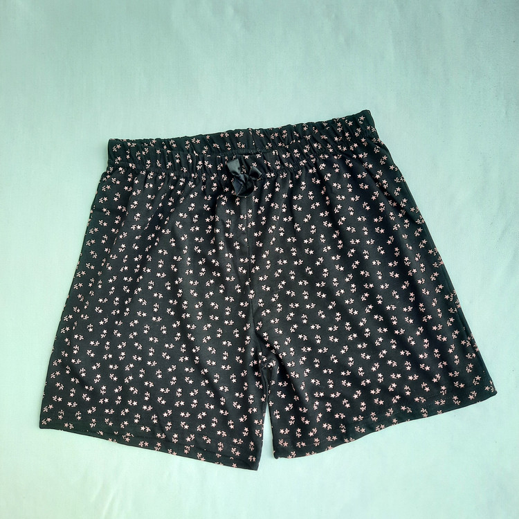 ست تاپ وشورتک نخ پنبه ترک طرحدار۲xl