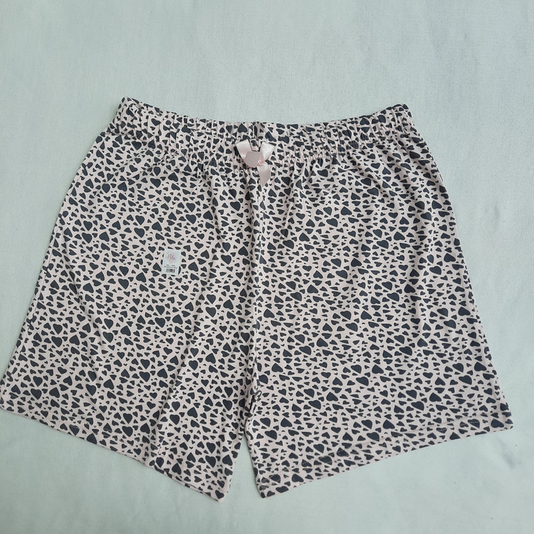 ست تاپ وشورتک نخ پنبه ترک طرحدار۲xl
