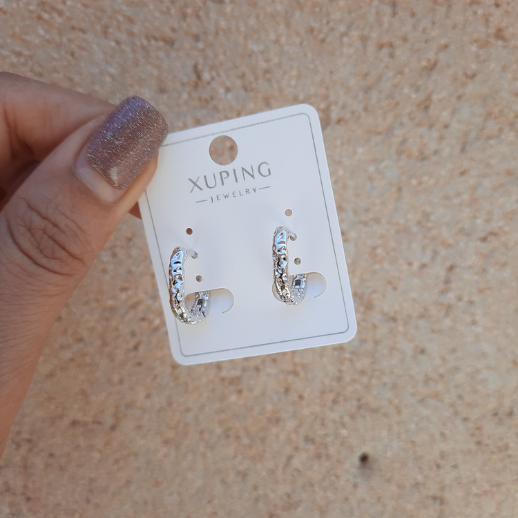 گوشواره زنانه ژوپینگ XUPING طرح دفرمه
