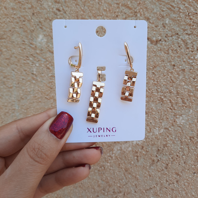 نیم ست رولکس ژوپینگ XUPING طرح طلا لوکس
