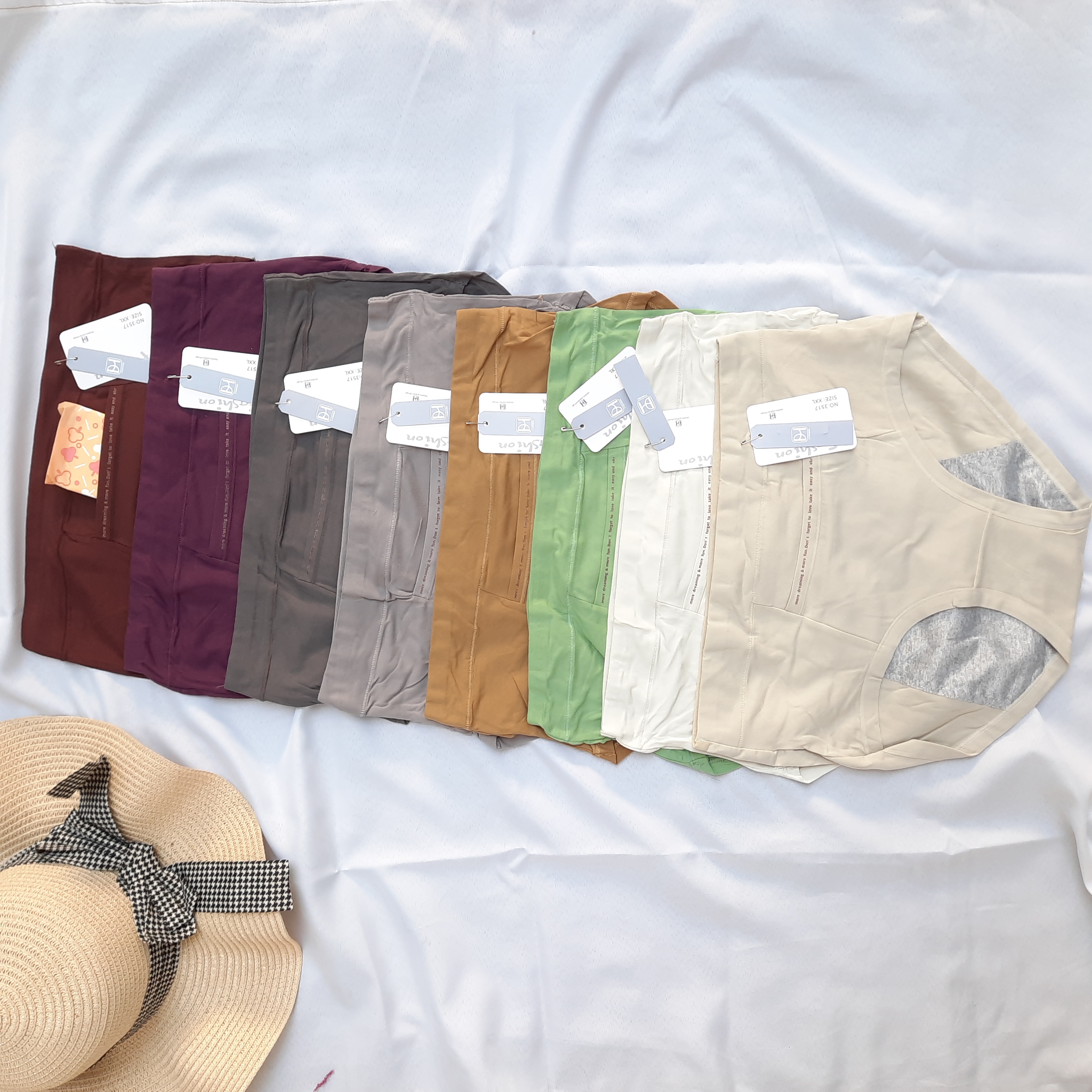 شورت بهداشتی نخی فاق بلند fashion (شورتکس) مدل جیبدار سایز بزرگ